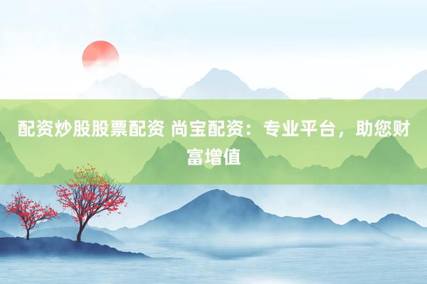 配资炒股股票配资 尚宝配资：专业平台，助您财富增值